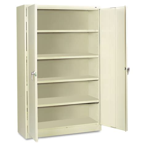 tennsco-assembled jumbo steel storage cabinet 48w x 24d x 78h|tennsco 48w steel storage cabinet.